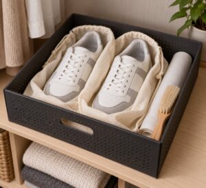 how to store sneakers long term so they don't yellow
