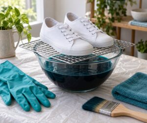 how to dye canvas sneakers at home