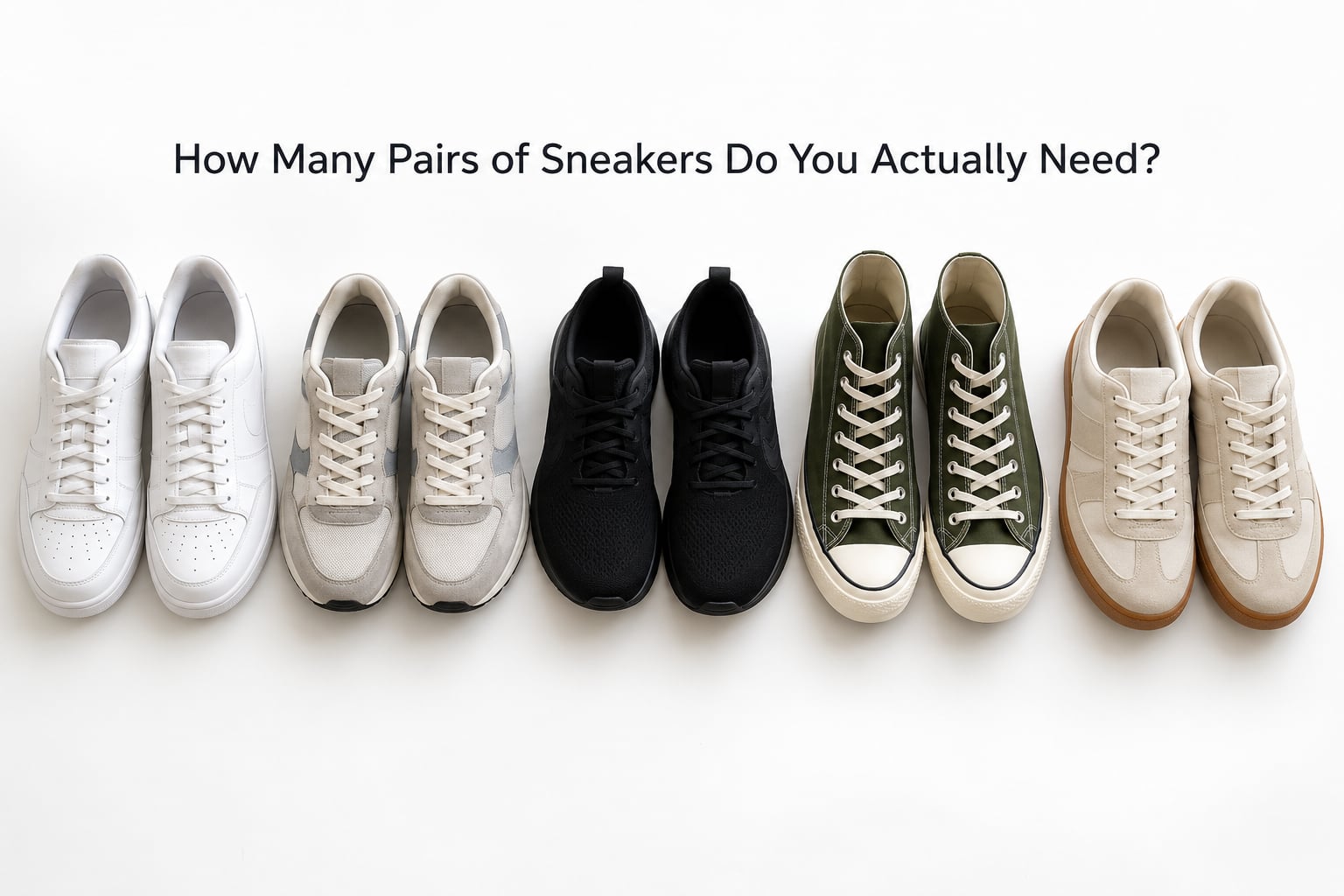 How Many Pairs of Sneakers Do You Actually Need?