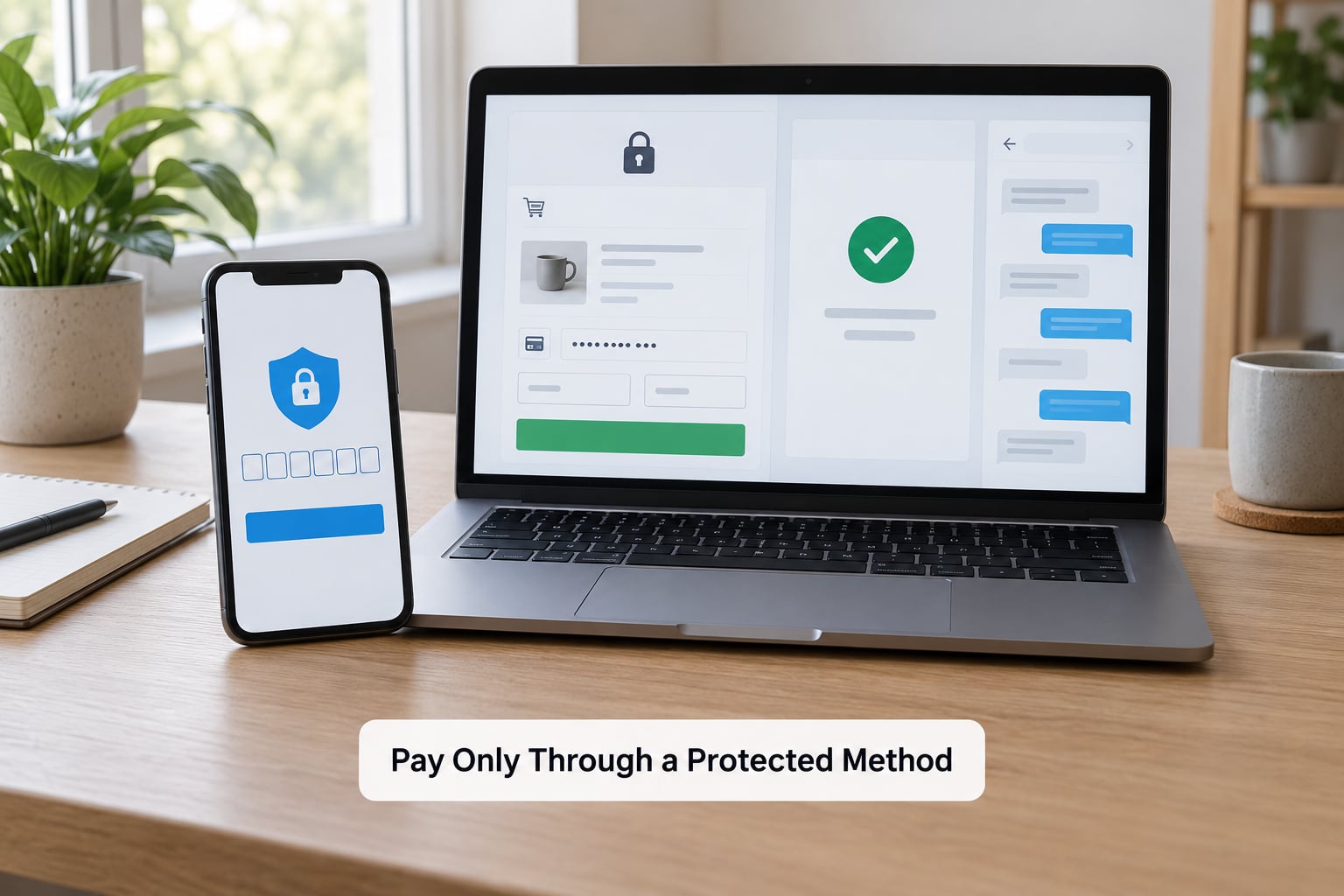 Pay Only Through a Protected Method