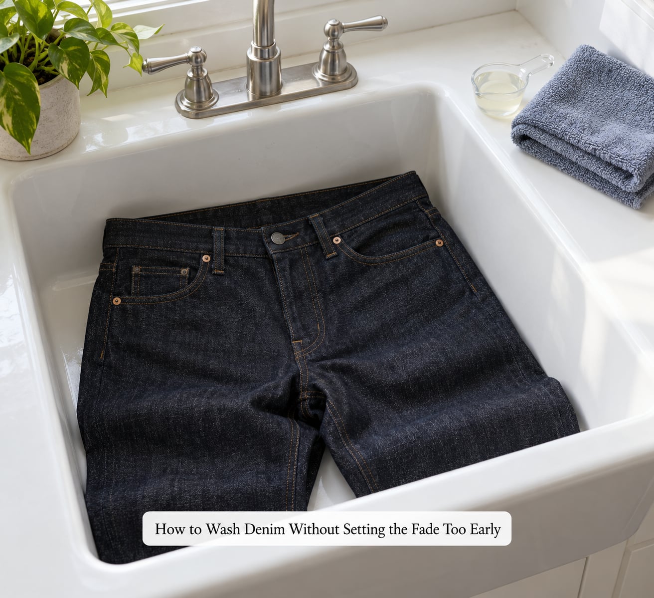 How to Wash Denim Without Setting the Fade Too Early