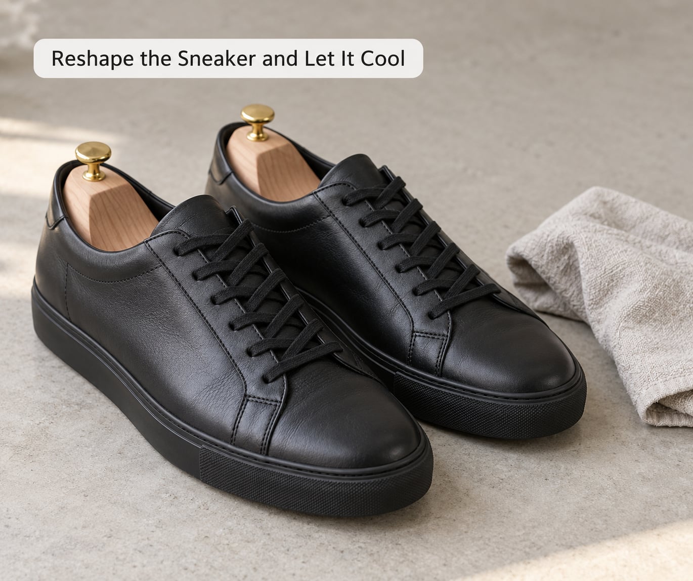 Reshape the Sneaker and Let It Cool