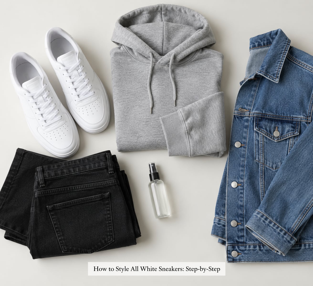 How to Style All White Sneakers: Step-by-Step