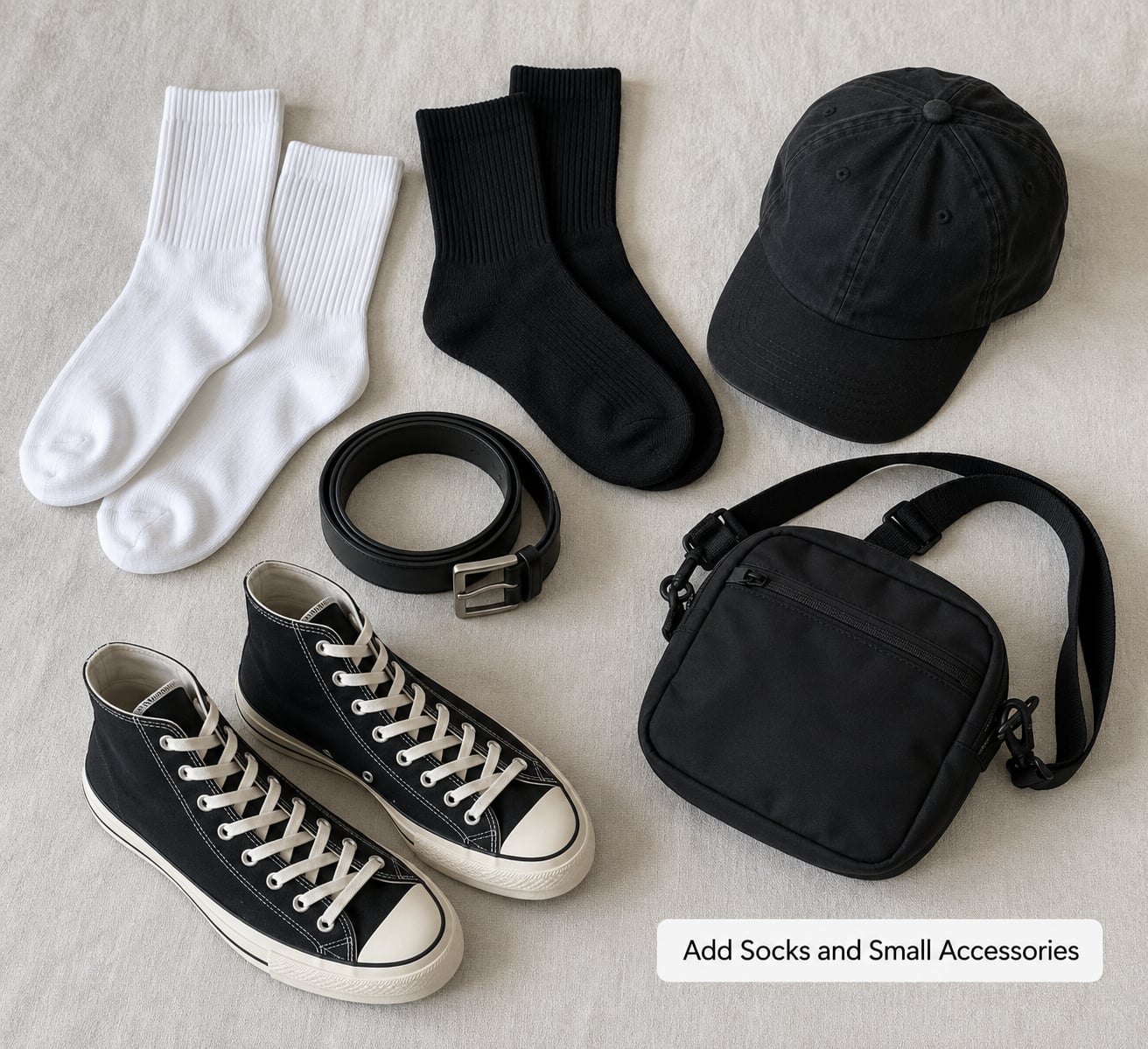 Add Socks and Small Accessories