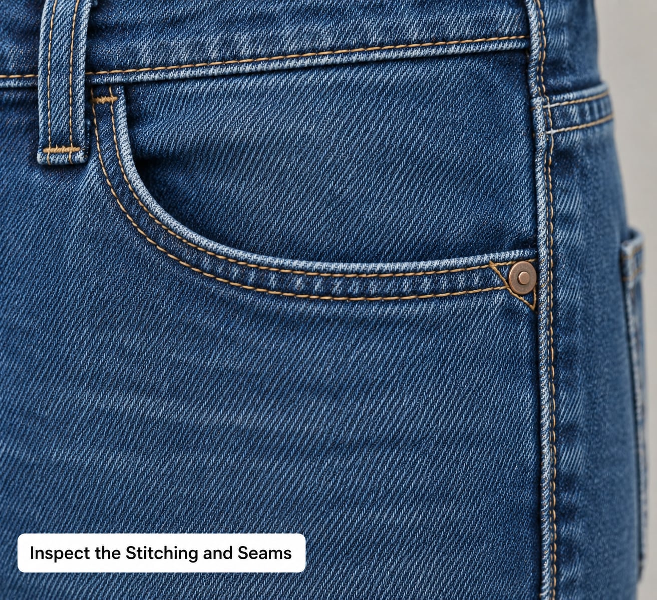 Inspect the Stitching and Seams