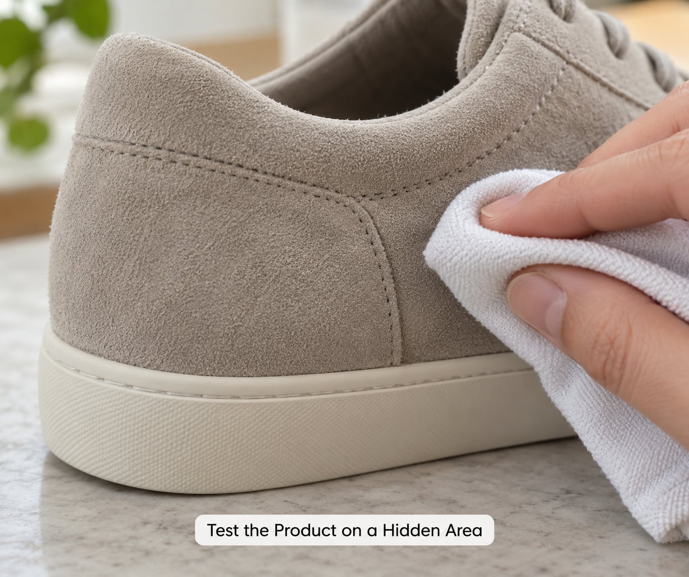 Test the Product on a Hidden Area